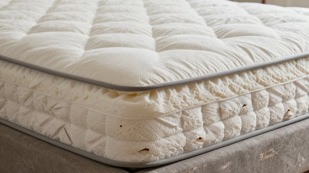 signs of mattress layer breakdown