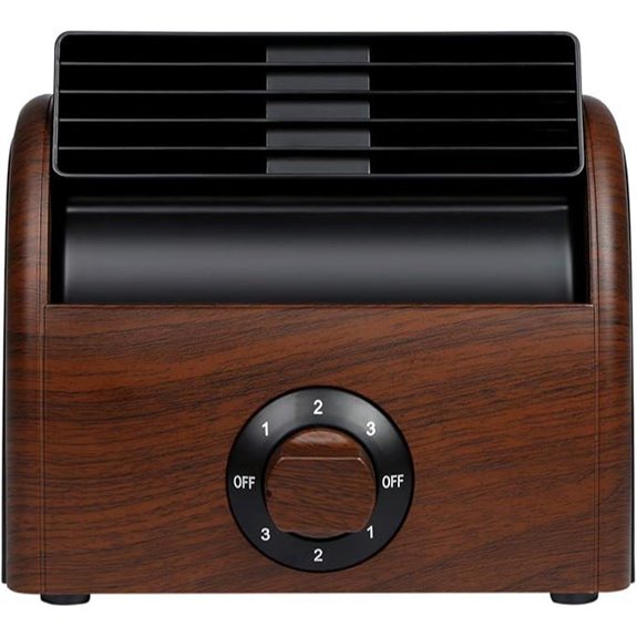 Quiet Personal Table Fan with 3 Speeds