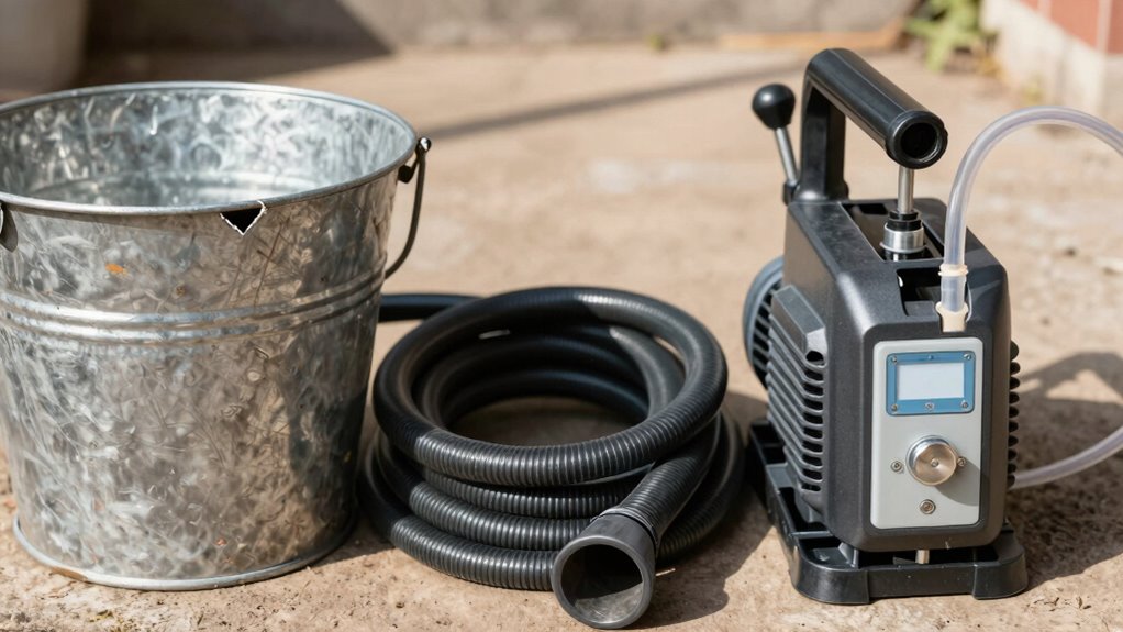 simple portable drainage solution