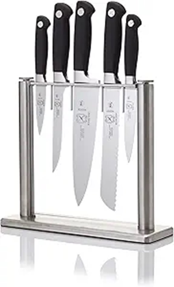 Mercer Genesis 6-Piece Forged Knife Set with Block