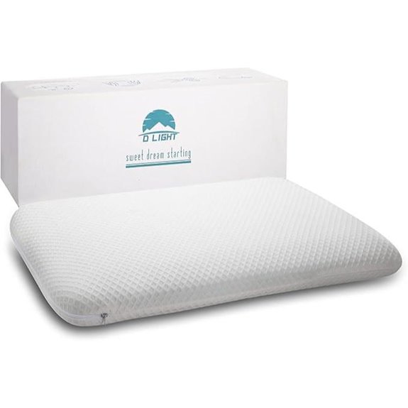 Slim 3.2 Memory Foam Pillow for Stomach Sleepers