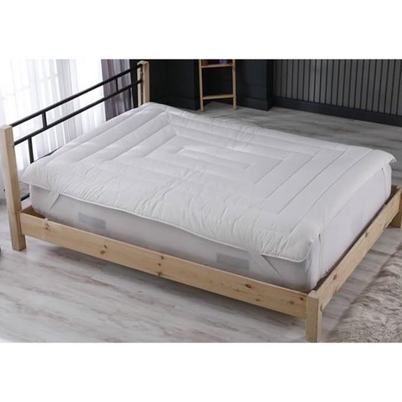 Slimline Wool Mattress Pad with Cotton Cover