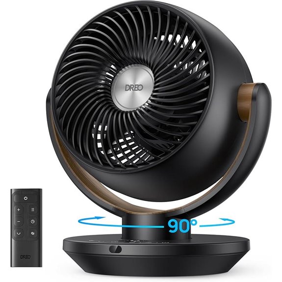 Dreo 11-Inch Desk Fan with Remote and Oscillation