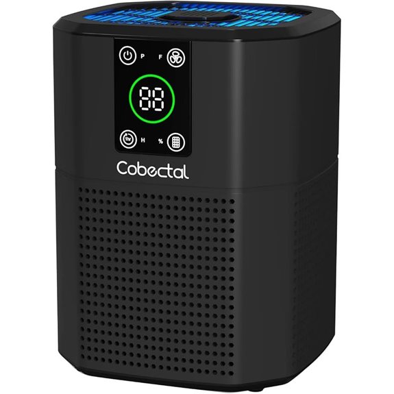 Cobectal Small Room Air Purifier with HEPA Filter