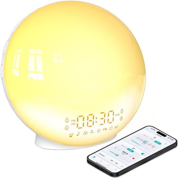 smart alarm clock with radio