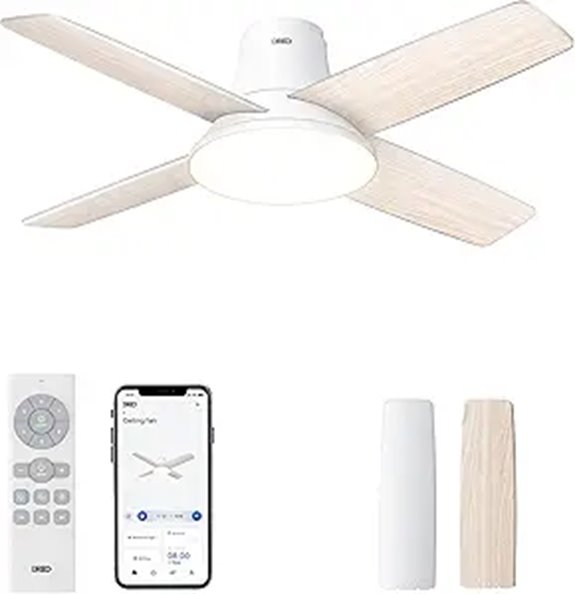 Dreo Smart Ceiling Fan with Lights and Remote