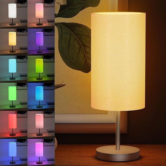 Smart Bedside Table Lamp with App Control & Music Sync