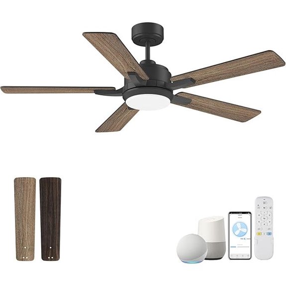 Cumilo 52 Smart Ceiling Fan with Lights and WiFi