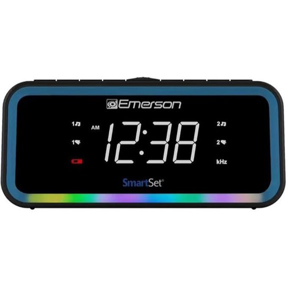 Emerson Smartset AM/FM Alarm Clock Radio with USB-C