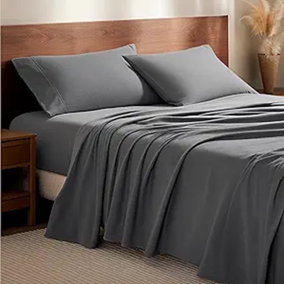 Bare Home Flannel Sheet Set Double Brushed Deep Pocket