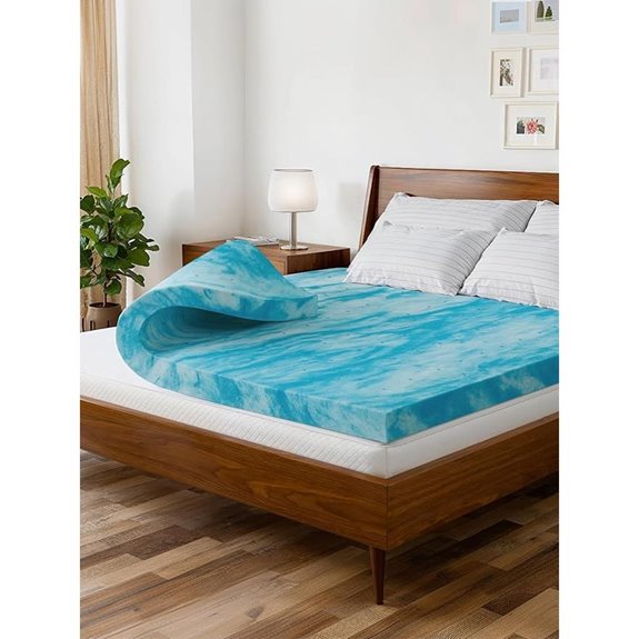 Super Soft Gel-Infused Memory Foam Mattress Topper
