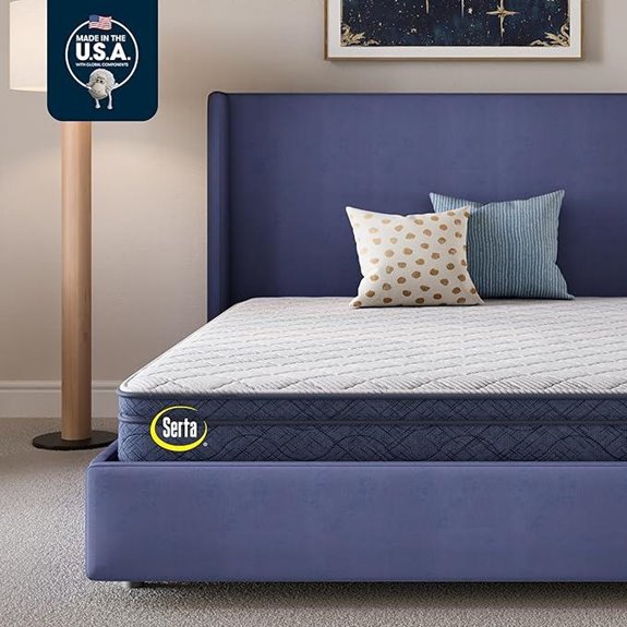 Serta Tranquility 10-Inch Plush Mattress Twin