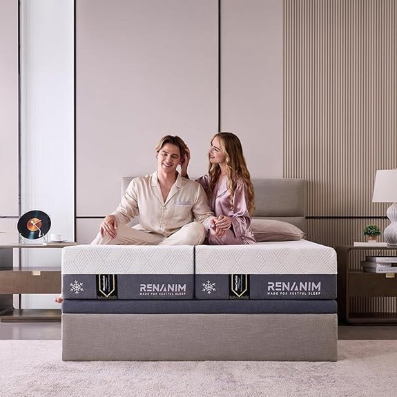 Split King Cooling Gel Memory Foam Mattress