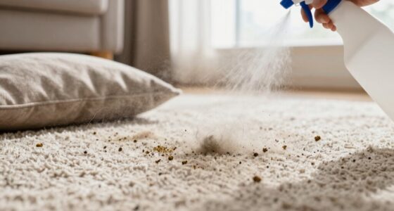 spreading dust during cleaning