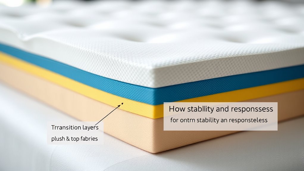 stable responsive support layers