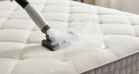 steaming mattress moisture risk