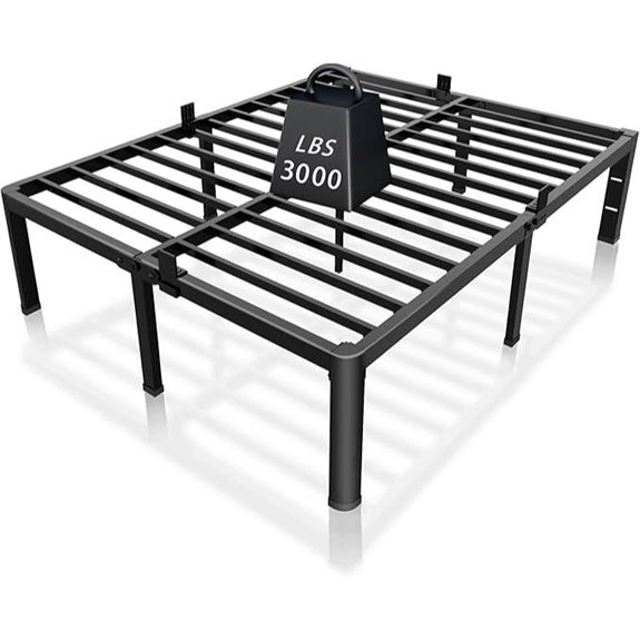 ROIL 14 King Bed Frame Steel Platform with Headboard