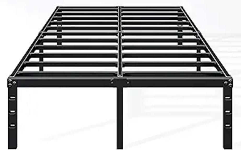 Hafenpo 18-Inch Full Bed Frame with Storage