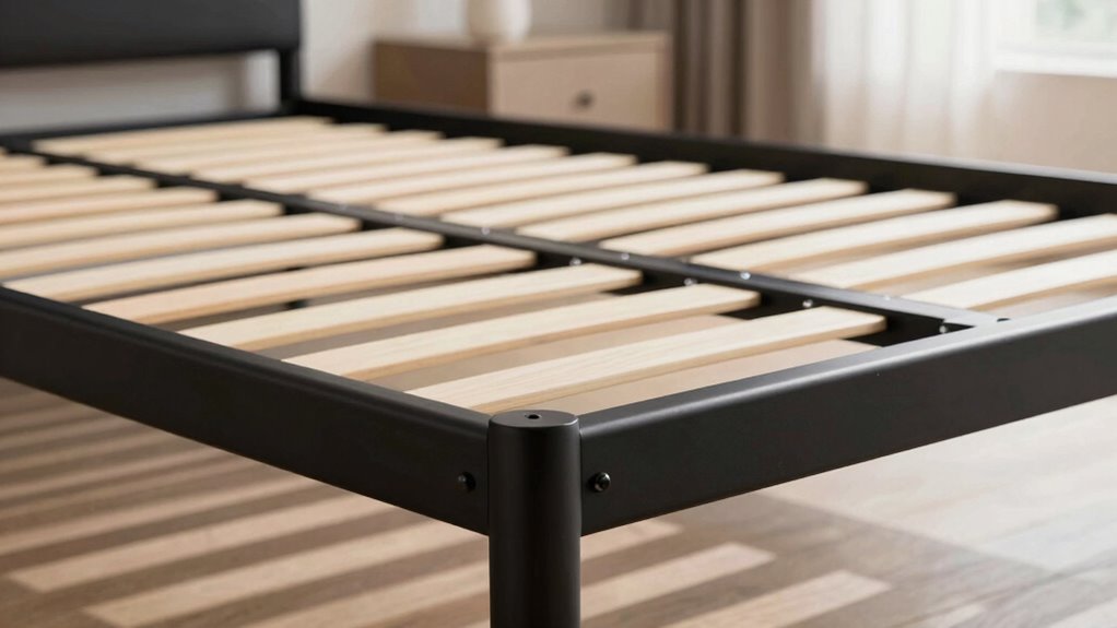 sturdy quiet bed frame