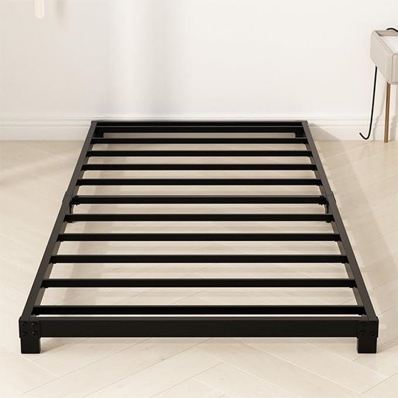 Heavy Duty Twin Bed Frame No Box Spring Needed