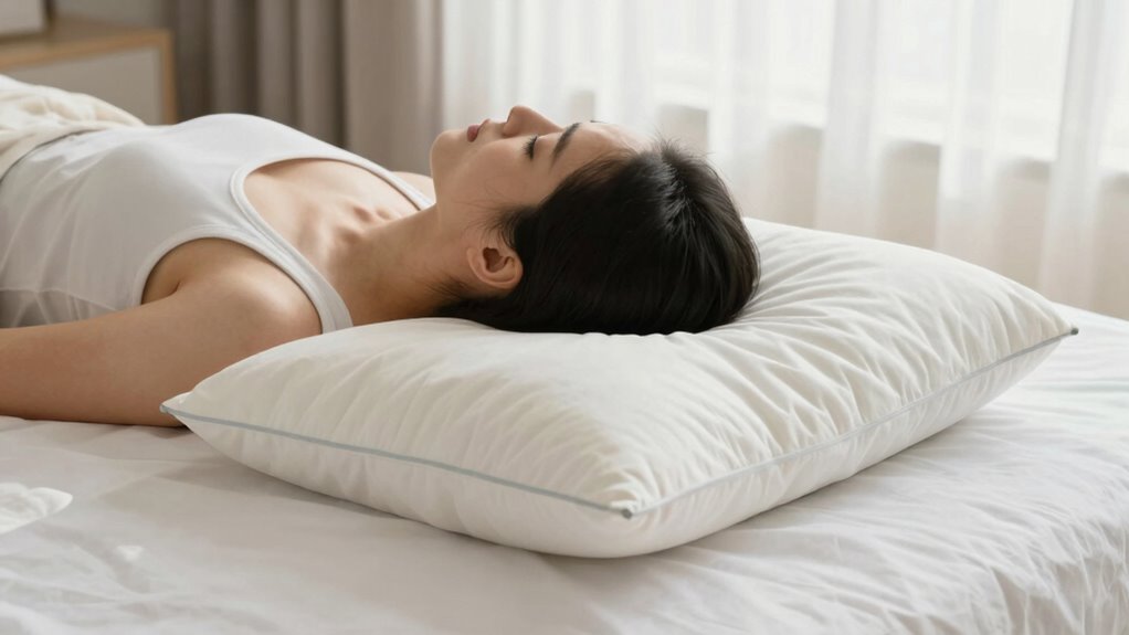 supportive back sleeping pillow