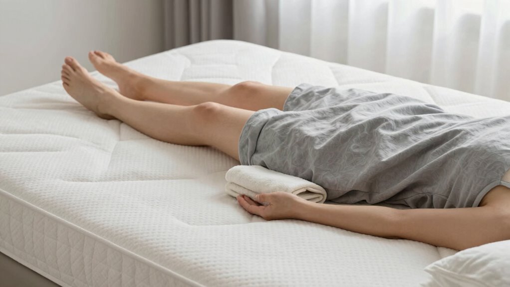 supportive pillows and mattress