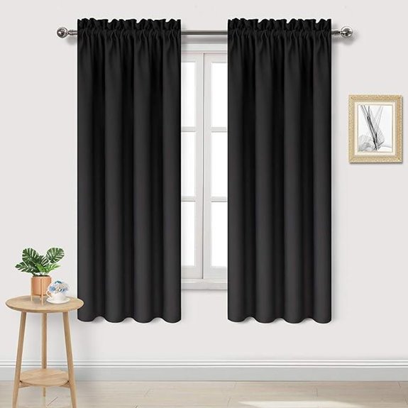 DWCN Blackout Curtains – Thermal Insulated Set of 2