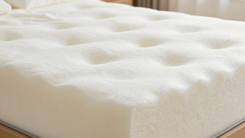 thicker foam enhances comfort