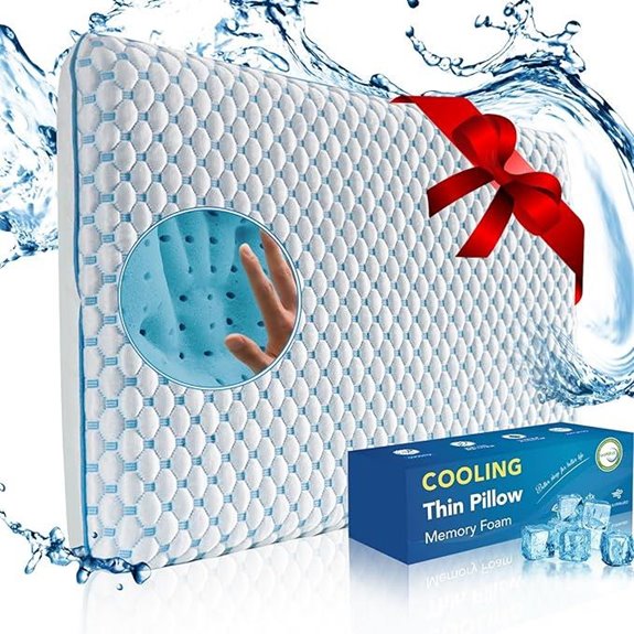 Ultra Thin Cooling Gel Pillow for Sleep and Pain