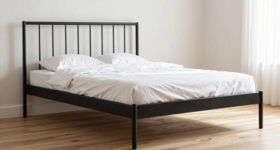 top king metal bed frames
