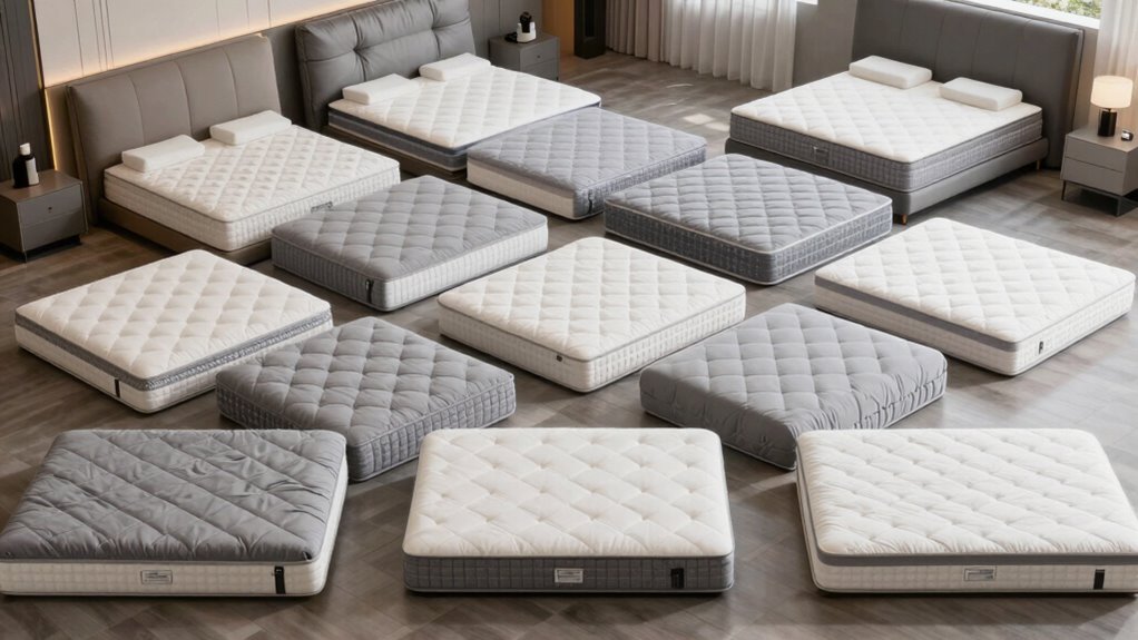 top split king latex mattresses