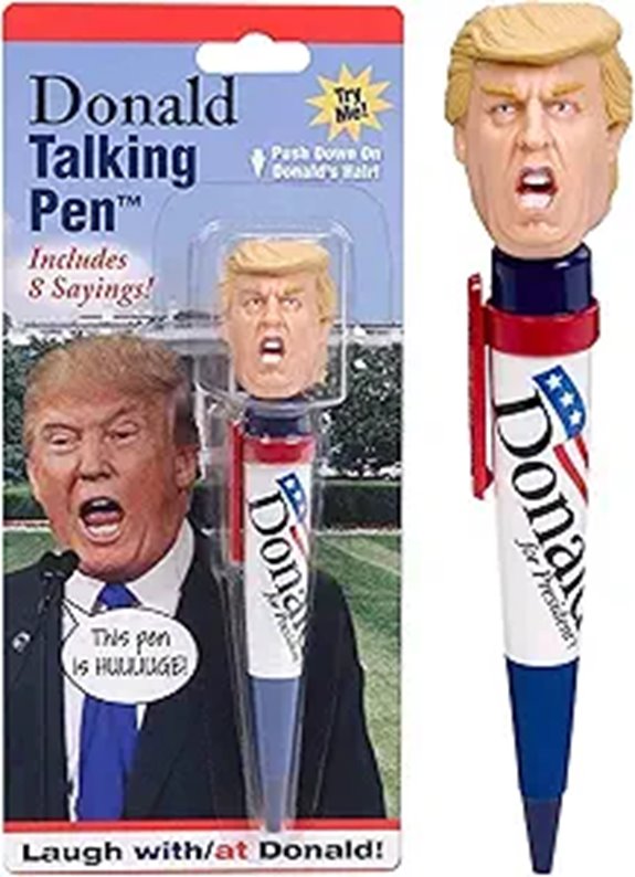 Donald Trump Talking Pen – Gag Gift for Supporters