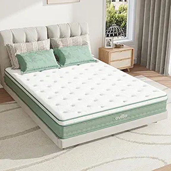Novilla Twin 10-Inch Hybrid Mattress in a Box