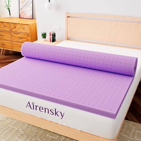 Airensky Twin Cooling Gel Memory Foam Mattress Topper