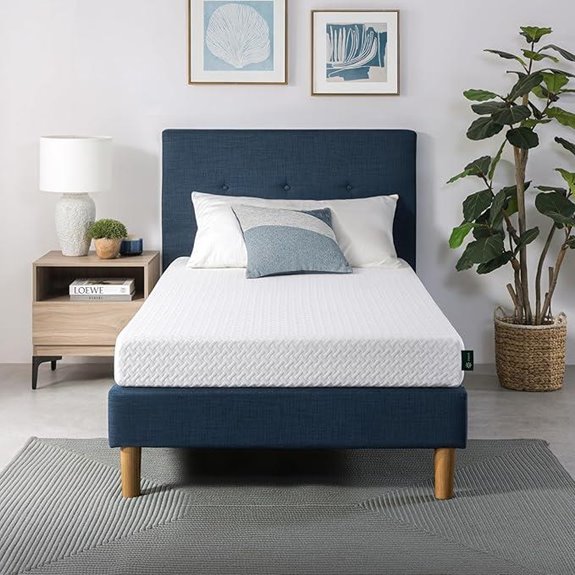 ZINUS 6 Twin Cooling Memory Foam Mattress