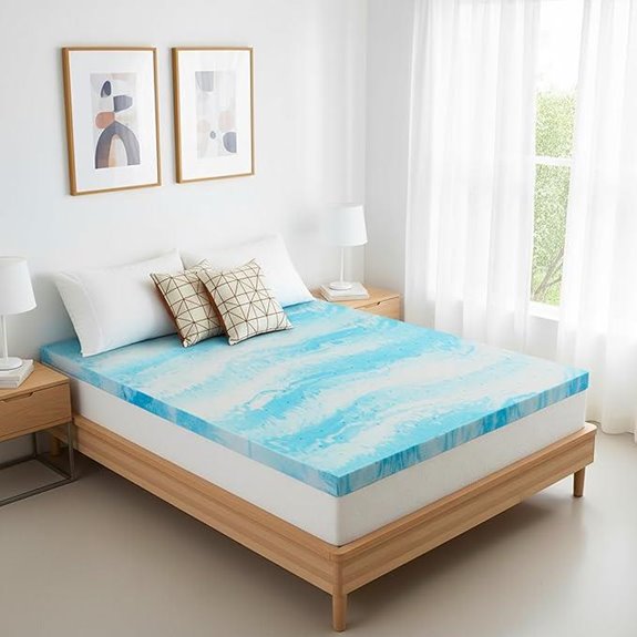 Memory Foam Mattress Topper Twin (4 Inch Gel Infused)