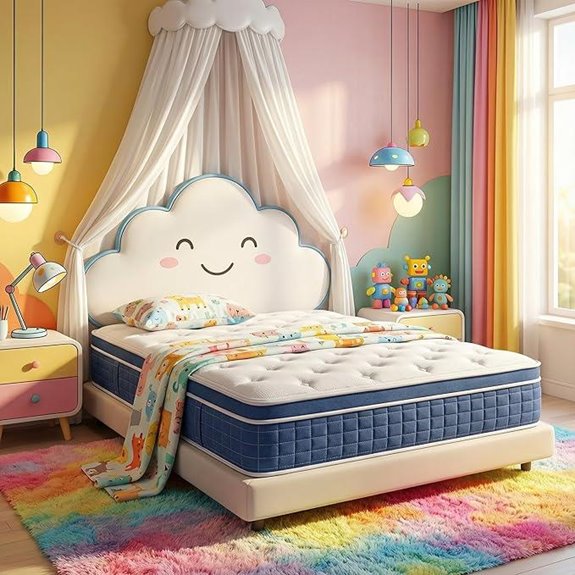 Twin Size Hybrid Mattress with Memory Foam & Springs