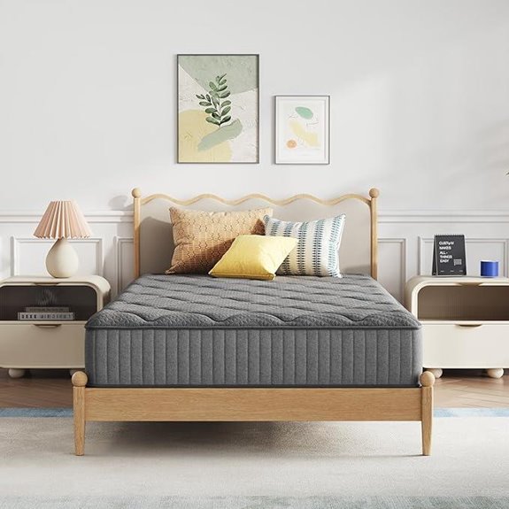 Novilla Twin XL Hybrid Mattress with Cooling Foam