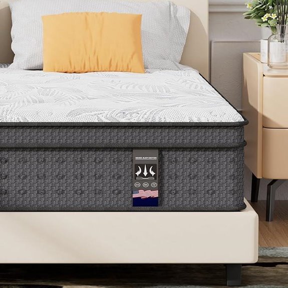 Twin XL 14-Inch Gel Memory Foam Hybrid Mattress