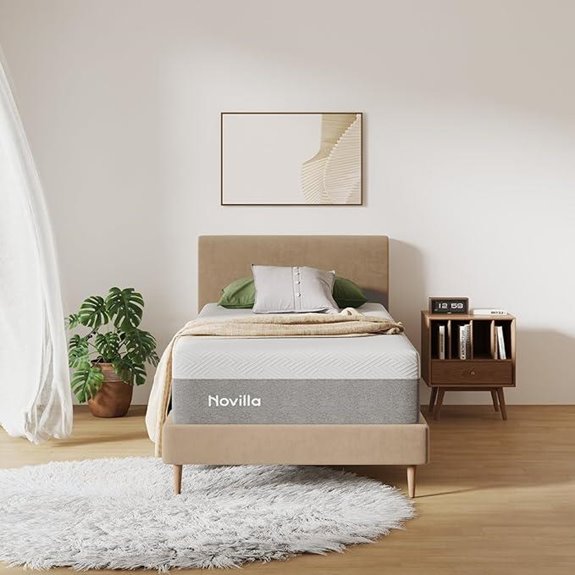 Novilla Twin XL Gel Memory Foam Mattress