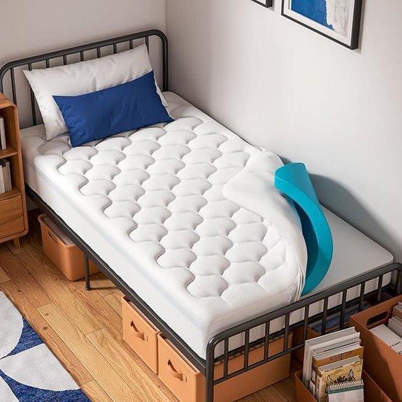 OhGeni Twin XL Gel Memory Foam Mattress Topper