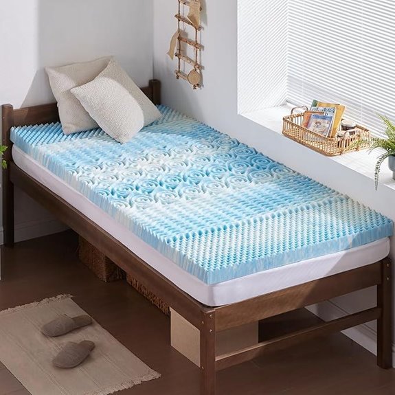 SINWEEK Twin XL Memory Foam Mattress Topper
