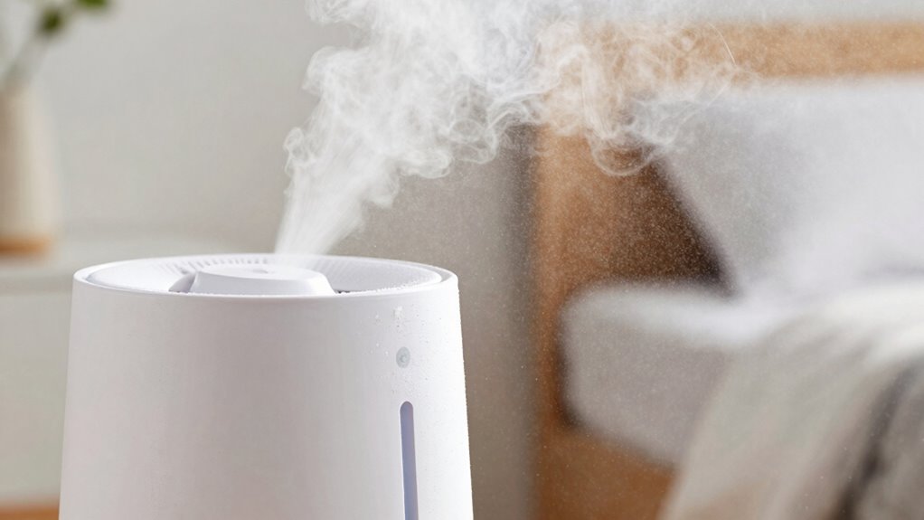 ultrasonic humidifiers produce white dust