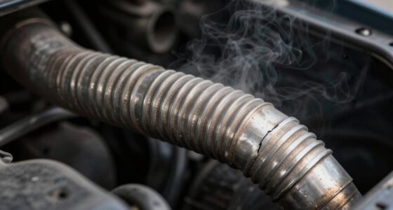 unnoticed exhaust cooling leaks