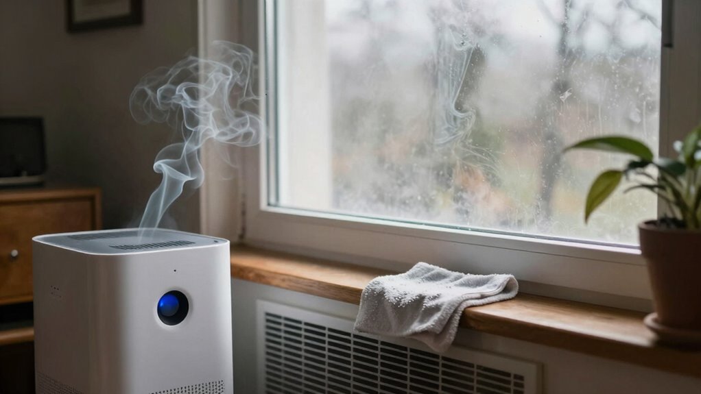 use air purifiers and seal gaps