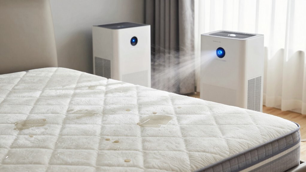 use dehumidifier for faster drying