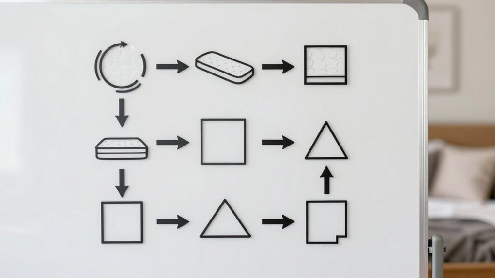use diagram to rotate mattress