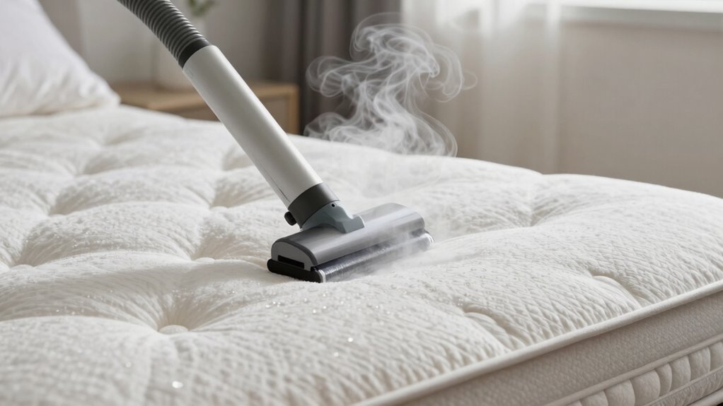 use gentle cautious steam