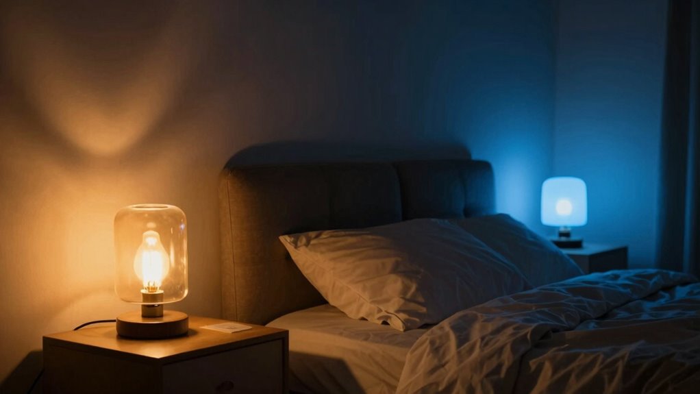 use warm dimmable lights