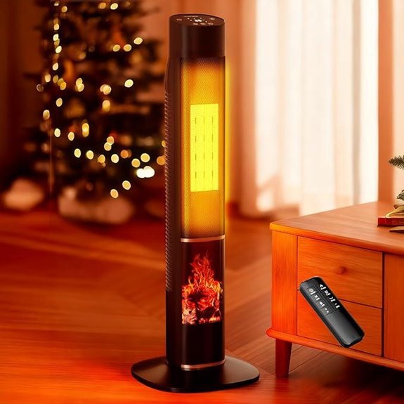 Uthfy 32 Space Heater with Timer & Oscillation